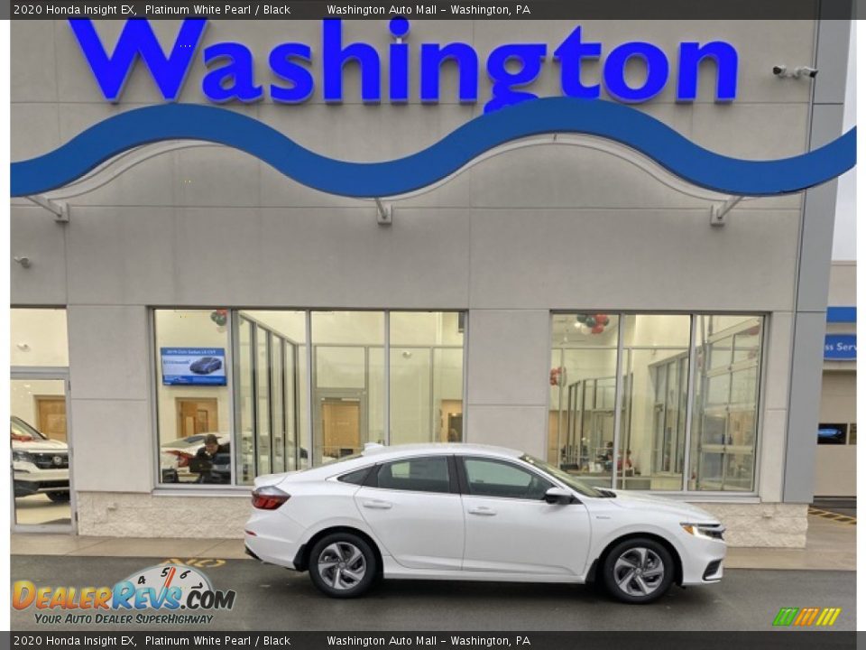2020 Honda Insight EX Platinum White Pearl / Black Photo #1