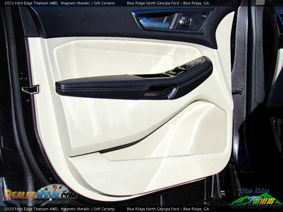 2020 Ford Edge Titanium AWD Magnetic Metallic / Soft Ceramic Photo #27