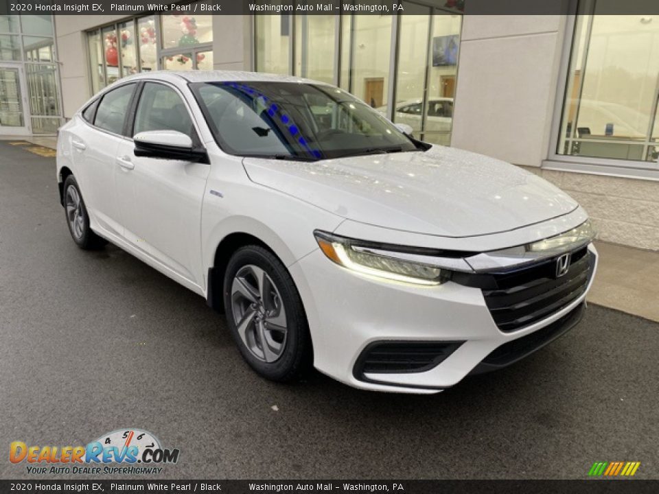 2020 Honda Insight EX Platinum White Pearl / Black Photo #2