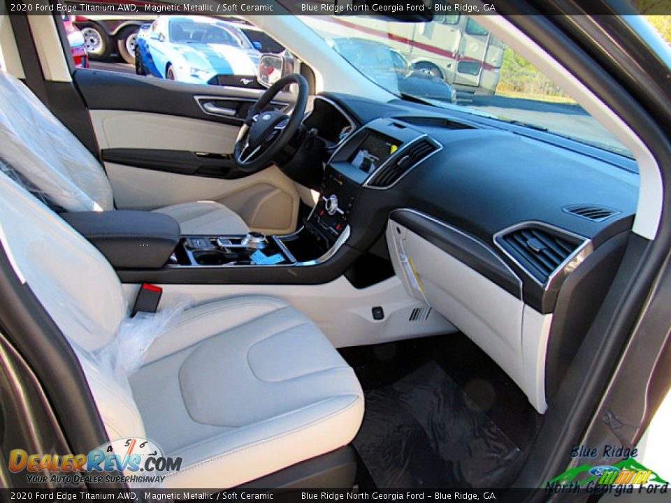 2020 Ford Edge Titanium AWD Magnetic Metallic / Soft Ceramic Photo #29