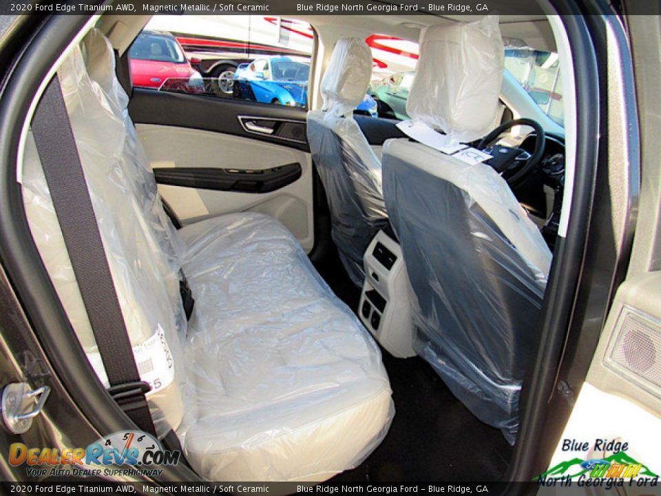 2020 Ford Edge Titanium AWD Magnetic Metallic / Soft Ceramic Photo #30