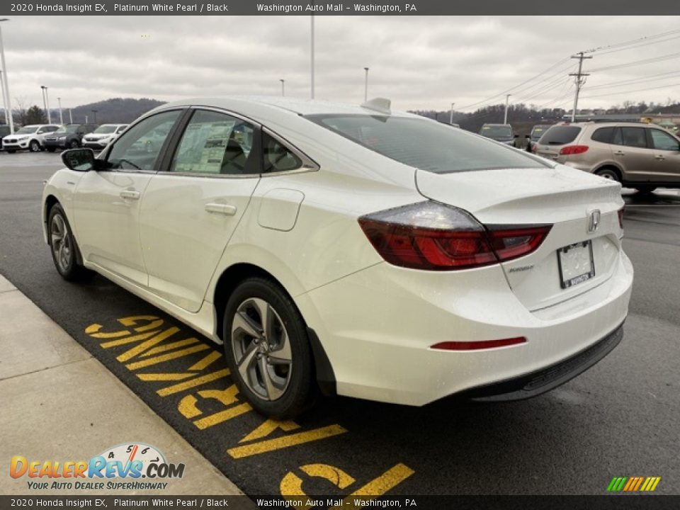2020 Honda Insight EX Platinum White Pearl / Black Photo #5