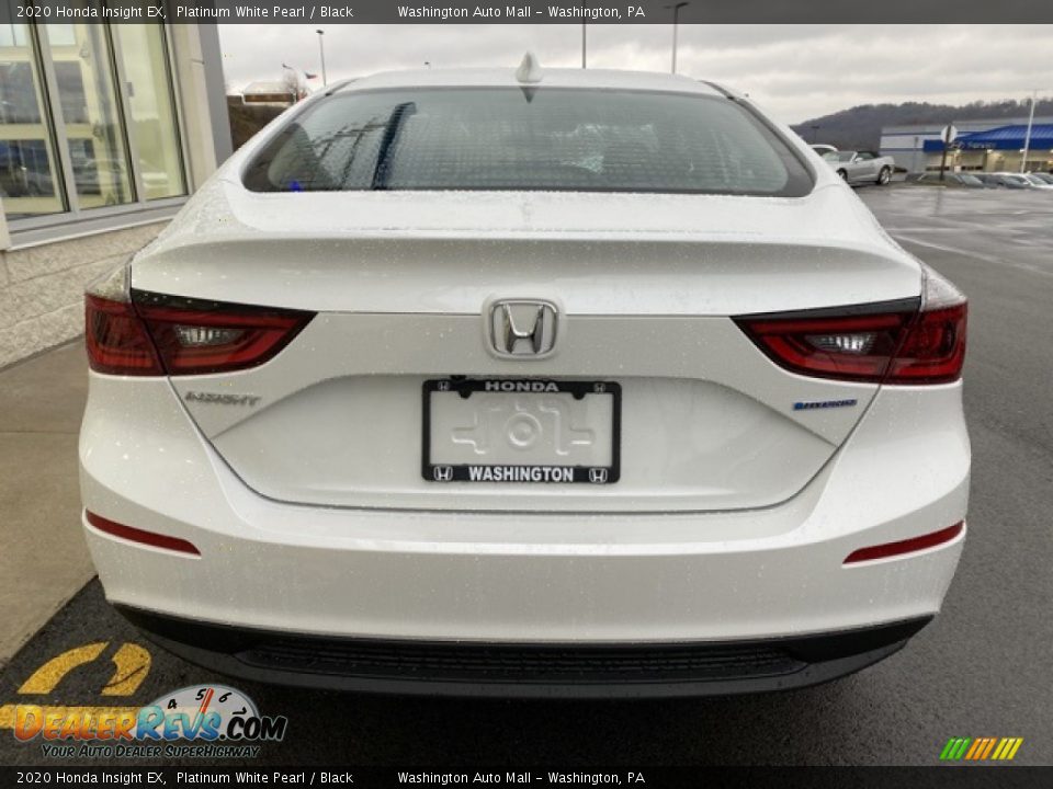 2020 Honda Insight EX Platinum White Pearl / Black Photo #6