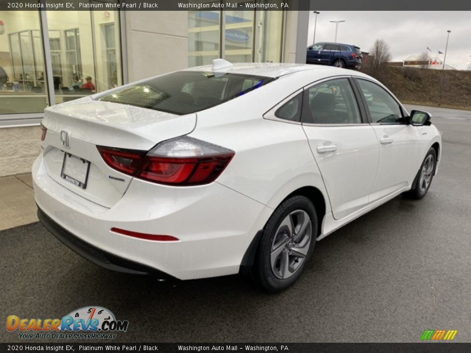 2020 Honda Insight EX Platinum White Pearl / Black Photo #7