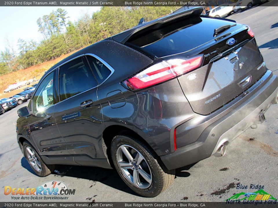 2020 Ford Edge Titanium AWD Magnetic Metallic / Soft Ceramic Photo #34