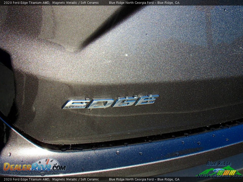 2020 Ford Edge Titanium AWD Magnetic Metallic / Soft Ceramic Photo #35
