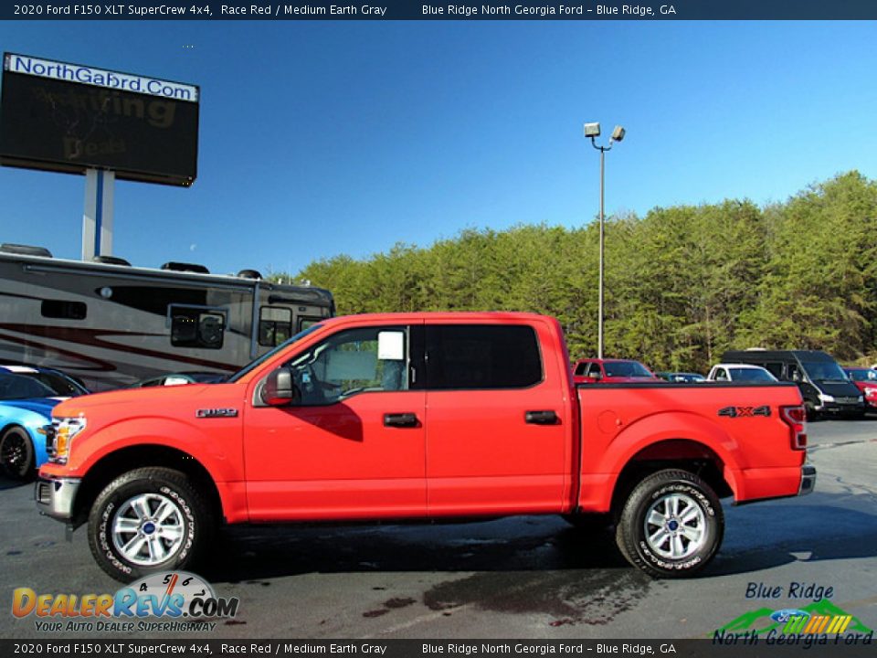 2020 Ford F150 XLT SuperCrew 4x4 Race Red / Medium Earth Gray Photo #2