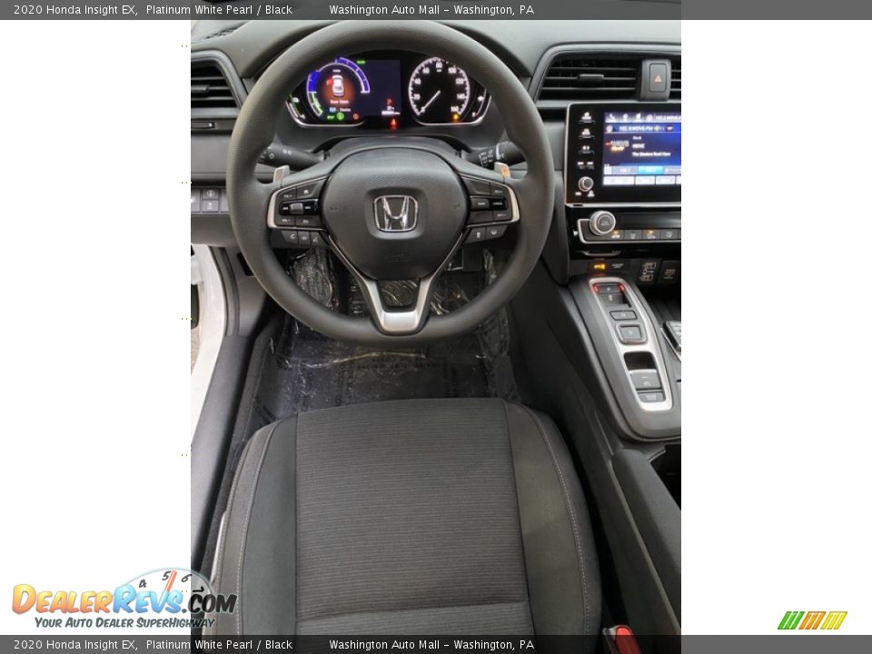 2020 Honda Insight EX Platinum White Pearl / Black Photo #14