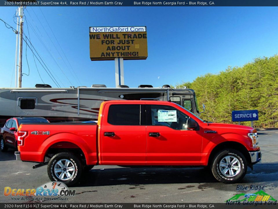 2020 Ford F150 XLT SuperCrew 4x4 Race Red / Medium Earth Gray Photo #6