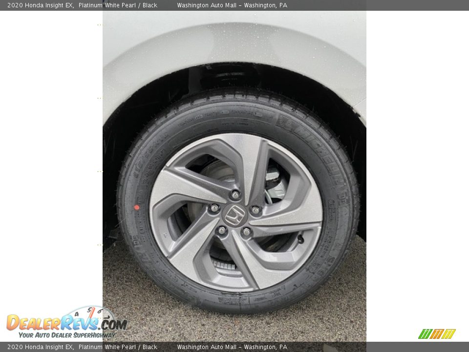 2020 Honda Insight EX Platinum White Pearl / Black Photo #28