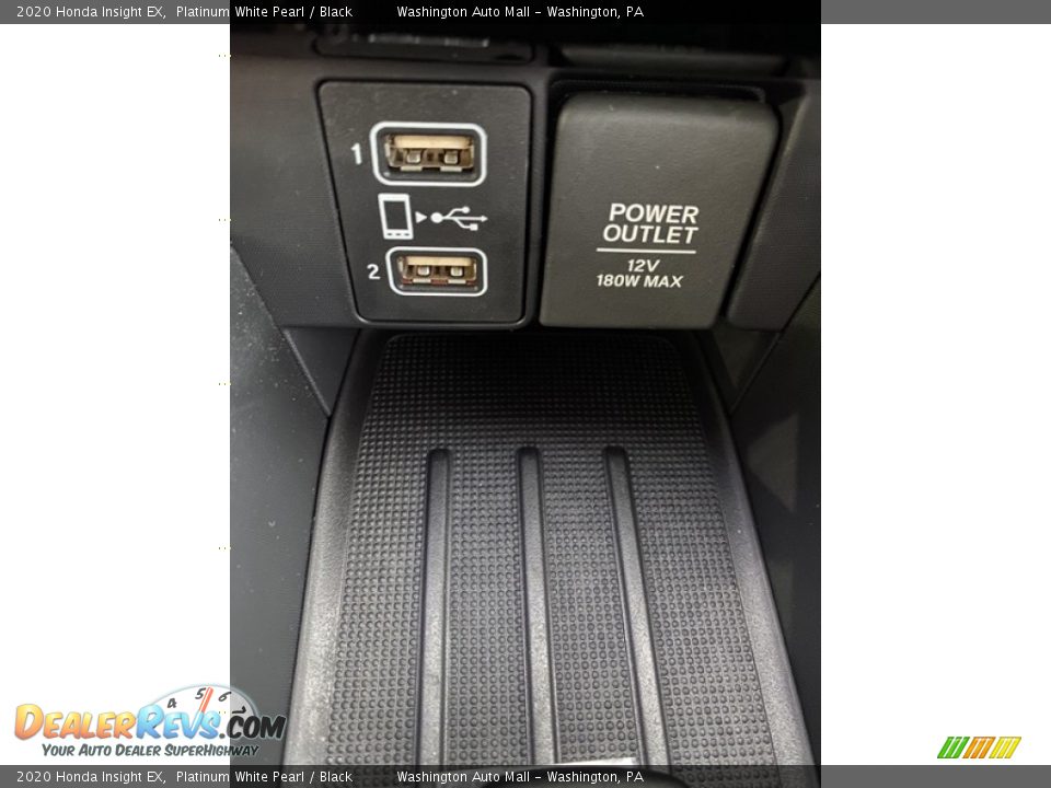 2020 Honda Insight EX Platinum White Pearl / Black Photo #35