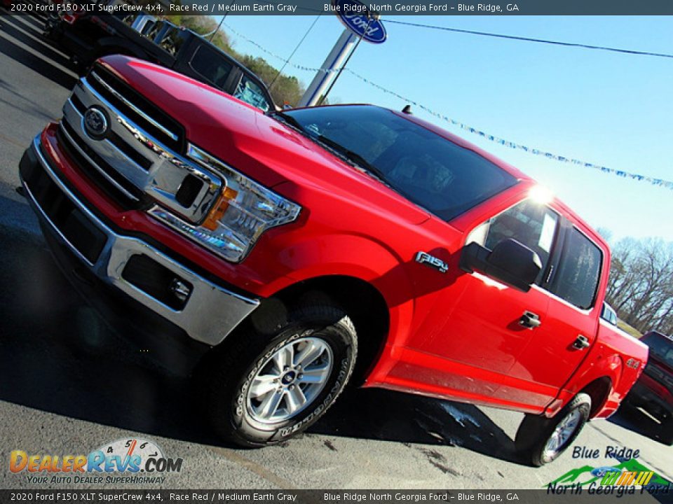 2020 Ford F150 XLT SuperCrew 4x4 Race Red / Medium Earth Gray Photo #29