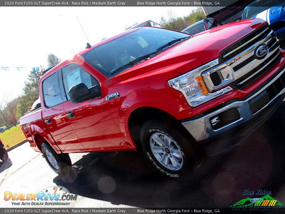 2020 Ford F150 XLT SuperCrew 4x4 Race Red / Medium Earth Gray Photo #30