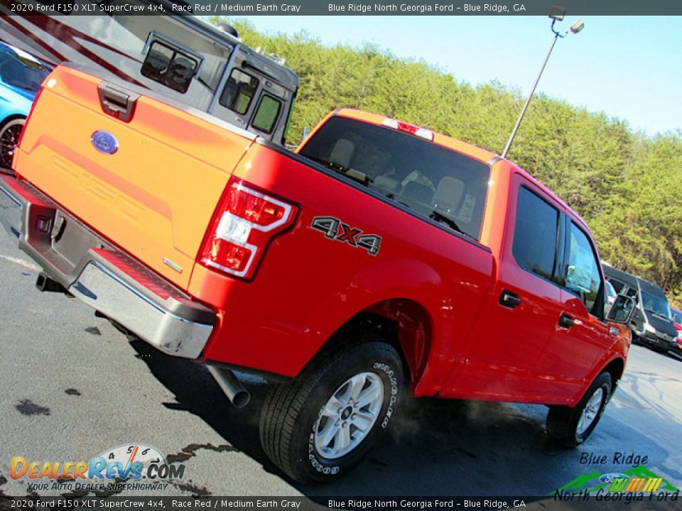 2020 Ford F150 XLT SuperCrew 4x4 Race Red / Medium Earth Gray Photo #31