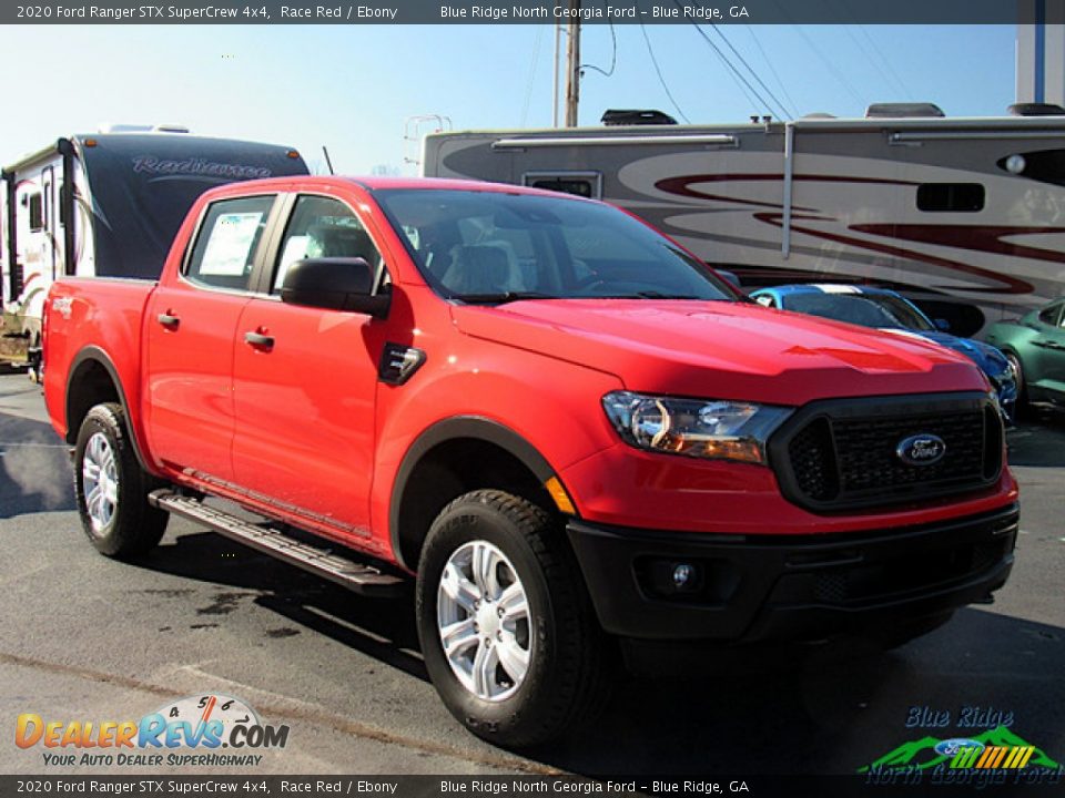 2020 Ford Ranger STX SuperCrew 4x4 Race Red / Ebony Photo #7