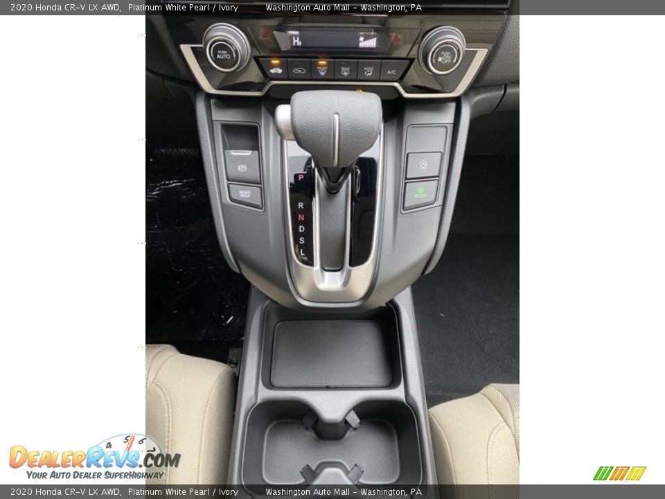 2020 Honda CR-V LX AWD Platinum White Pearl / Ivory Photo #30