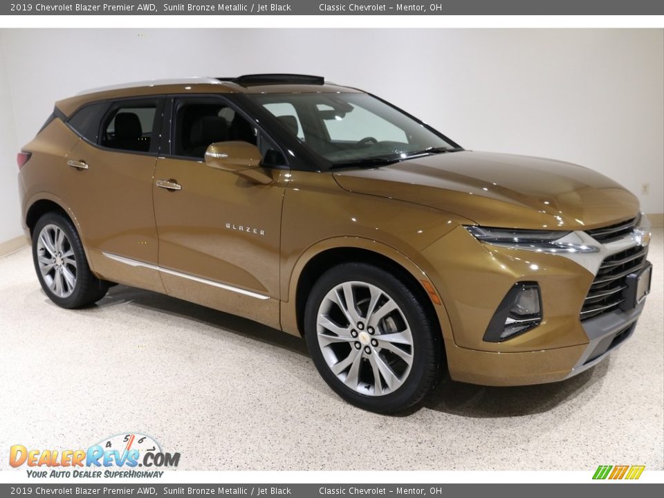 2019 Chevrolet Blazer Premier AWD Sunlit Bronze Metallic / Jet Black Photo #1