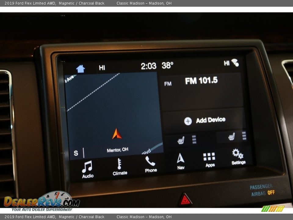 2019 Ford Flex Limited AWD Magnetic / Charcoal Black Photo #10