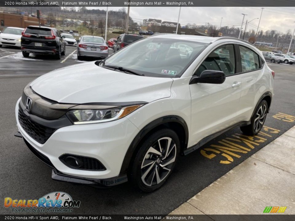 2020 Honda HR-V Sport AWD Platinum White Pearl / Black Photo #4