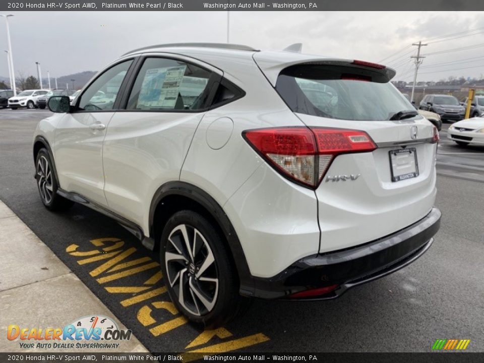 2020 Honda HR-V Sport AWD Platinum White Pearl / Black Photo #5