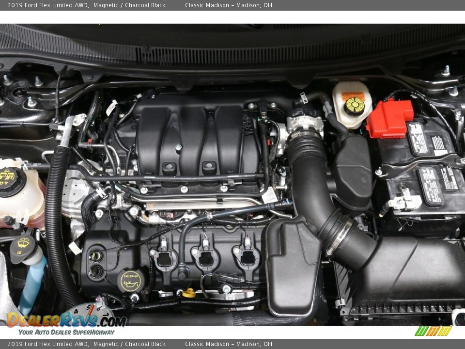 2019 Ford Flex Limited AWD Magnetic / Charcoal Black Photo #23