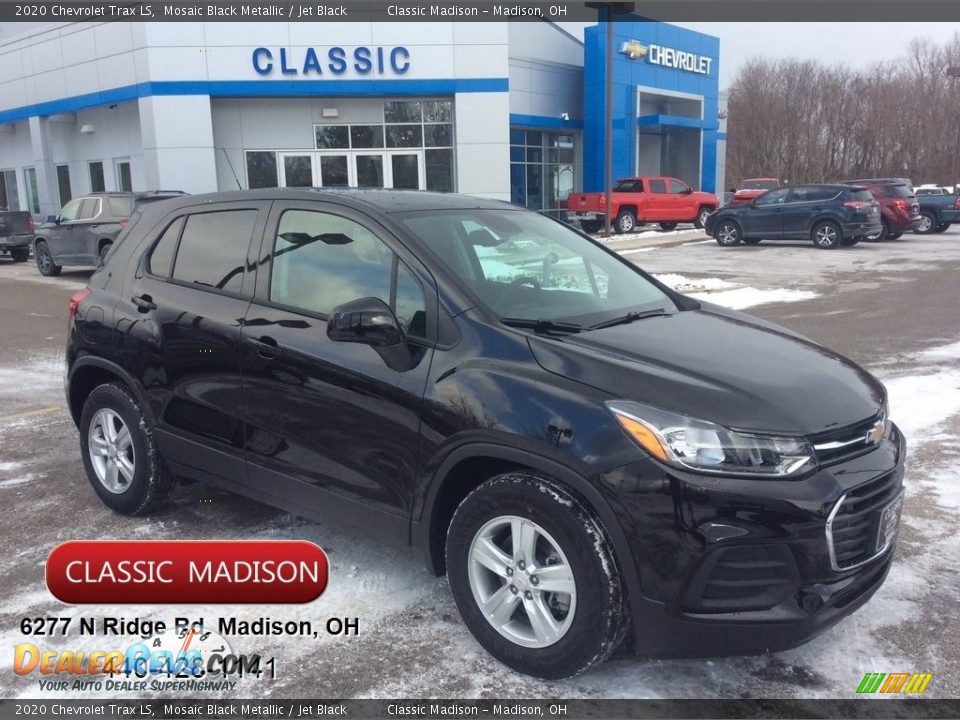 2020 Chevrolet Trax LS Mosaic Black Metallic / Jet Black Photo #1