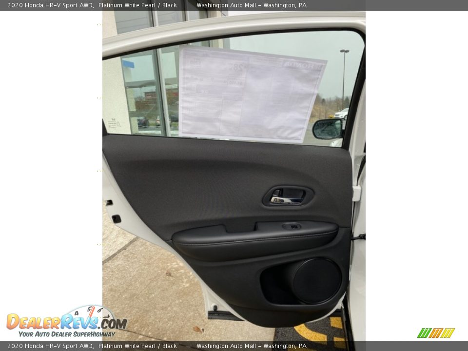 2020 Honda HR-V Sport AWD Platinum White Pearl / Black Photo #16