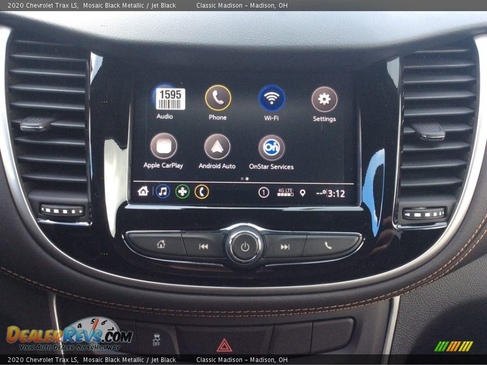 2020 Chevrolet Trax LS Mosaic Black Metallic / Jet Black Photo #14