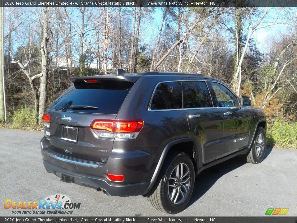 2020 Jeep Grand Cherokee Limited 4x4 Granite Crystal Metallic / Black Photo #7