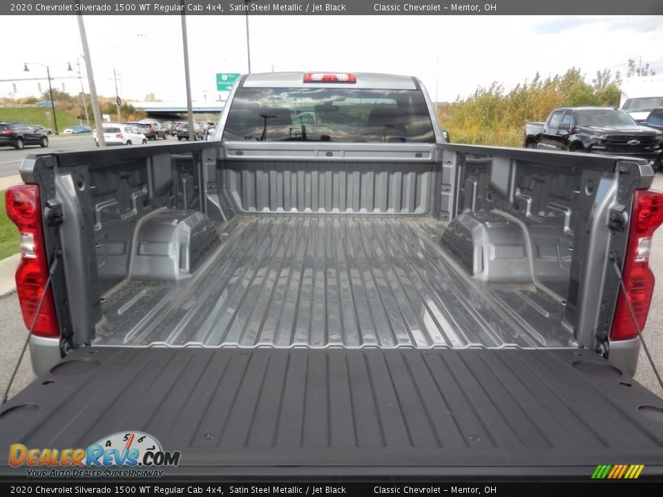 2020 Chevrolet Silverado 1500 WT Regular Cab 4x4 Satin Steel Metallic / Jet Black Photo #6