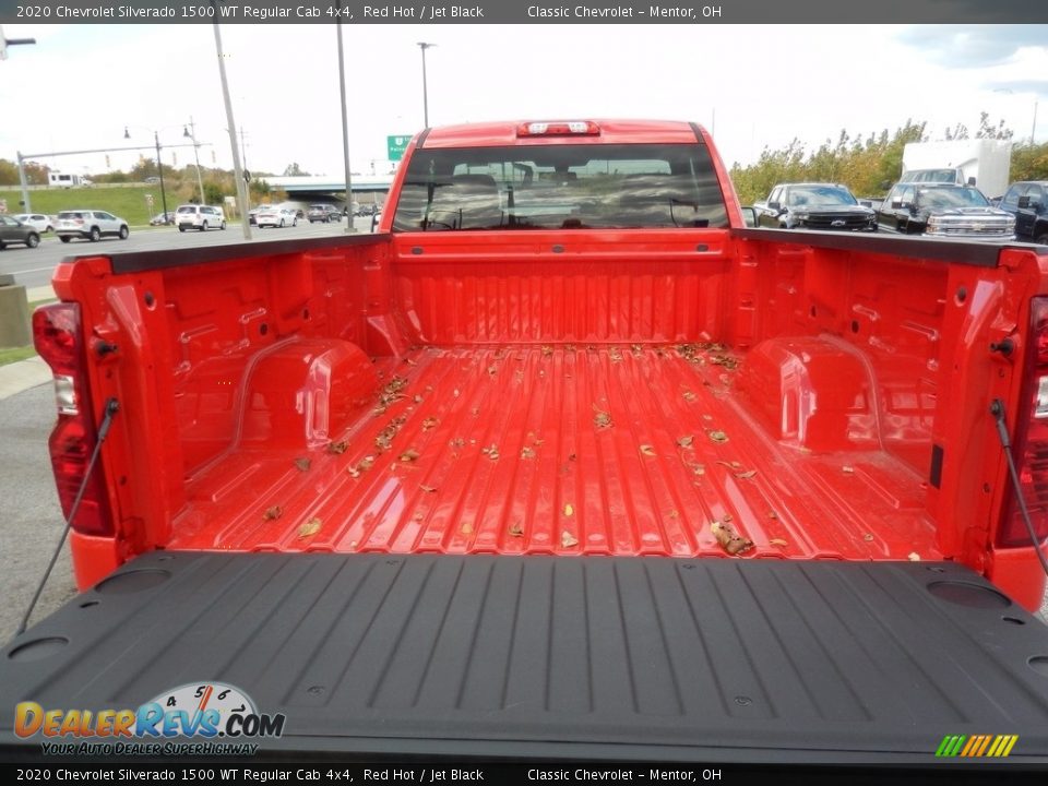 2020 Chevrolet Silverado 1500 WT Regular Cab 4x4 Red Hot / Jet Black Photo #6