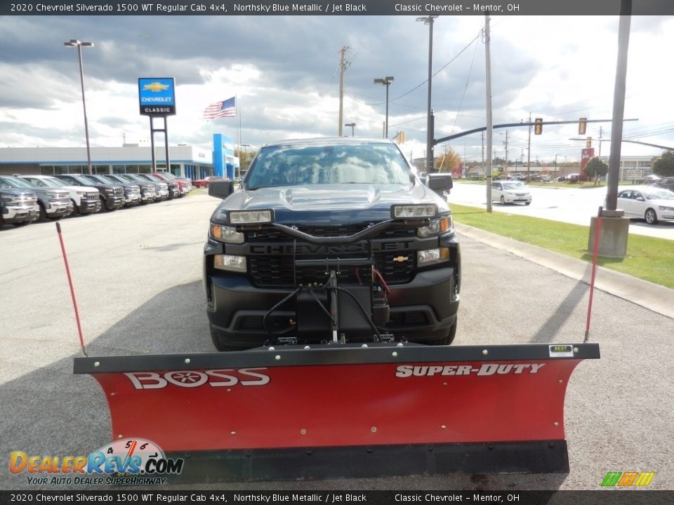 2020 Chevrolet Silverado 1500 WT Regular Cab 4x4 Northsky Blue Metallic / Jet Black Photo #2
