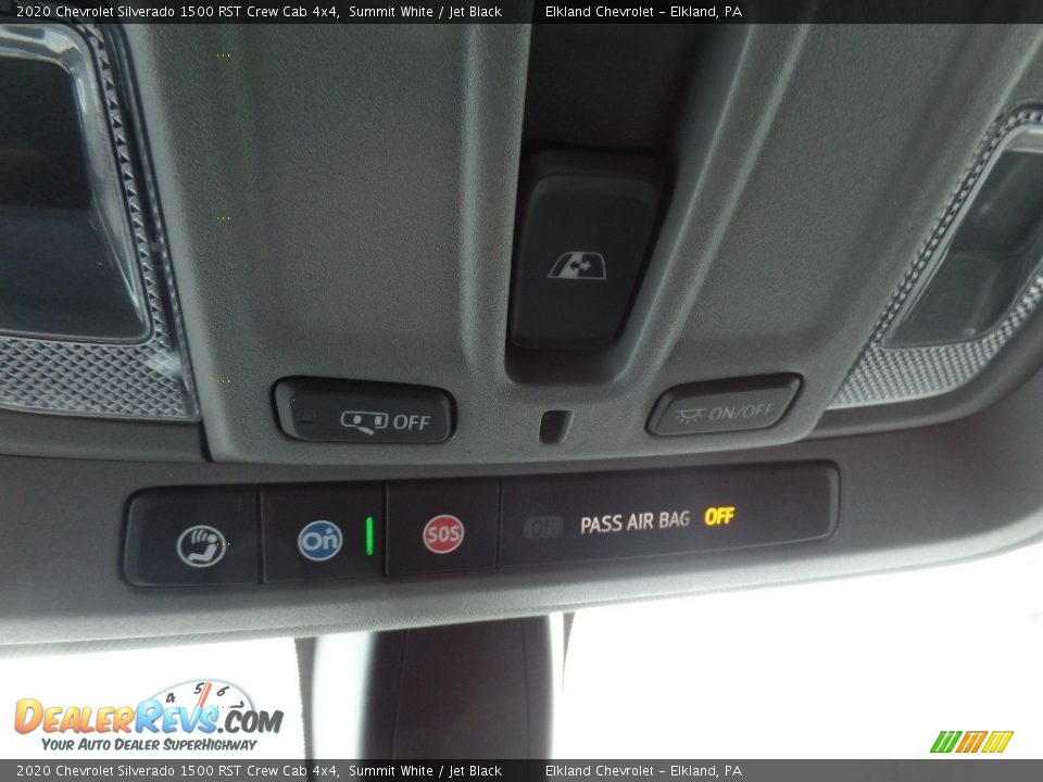 2020 Chevrolet Silverado 1500 RST Crew Cab 4x4 Summit White / Jet Black Photo #33