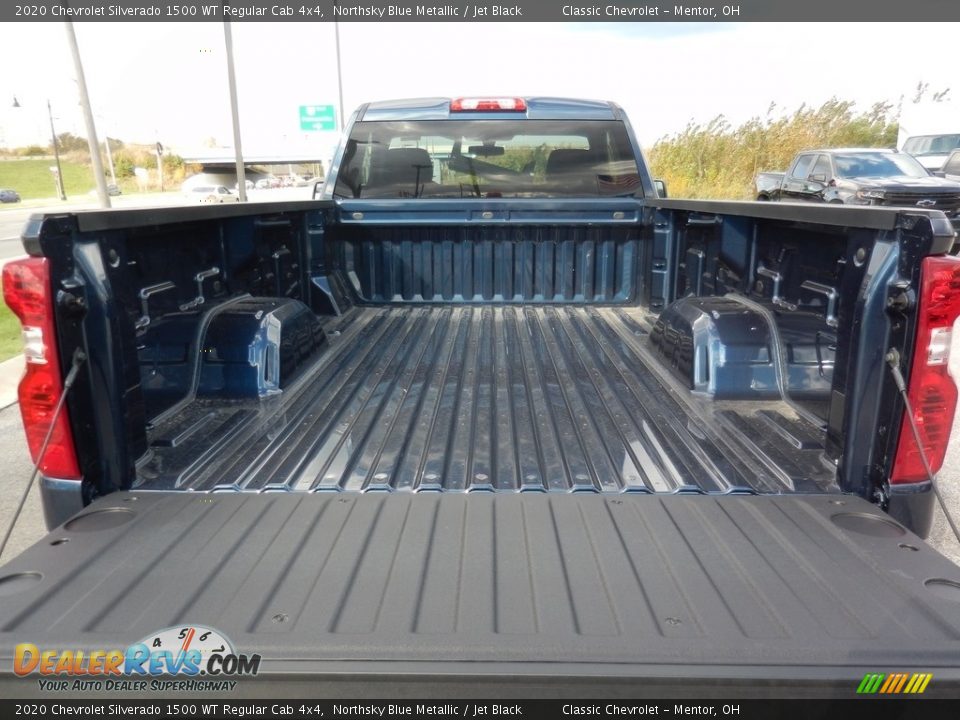 2020 Chevrolet Silverado 1500 WT Regular Cab 4x4 Northsky Blue Metallic / Jet Black Photo #6