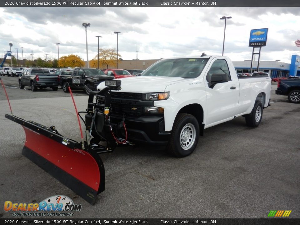 2020 Chevrolet Silverado 1500 WT Regular Cab 4x4 Summit White / Jet Black Photo #1
