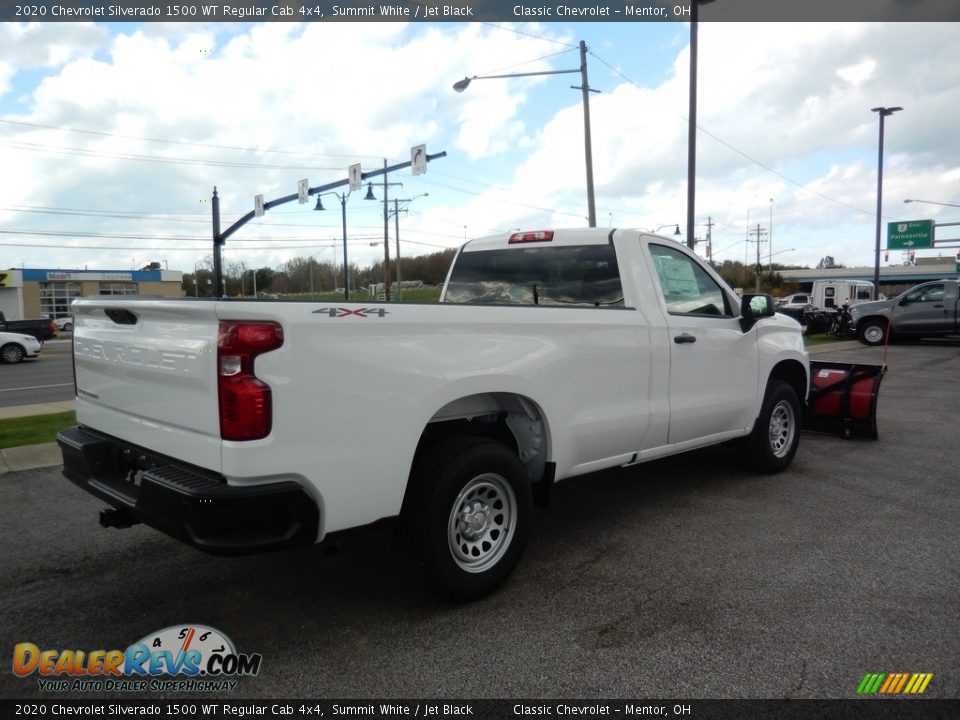 2020 Chevrolet Silverado 1500 WT Regular Cab 4x4 Summit White / Jet Black Photo #4