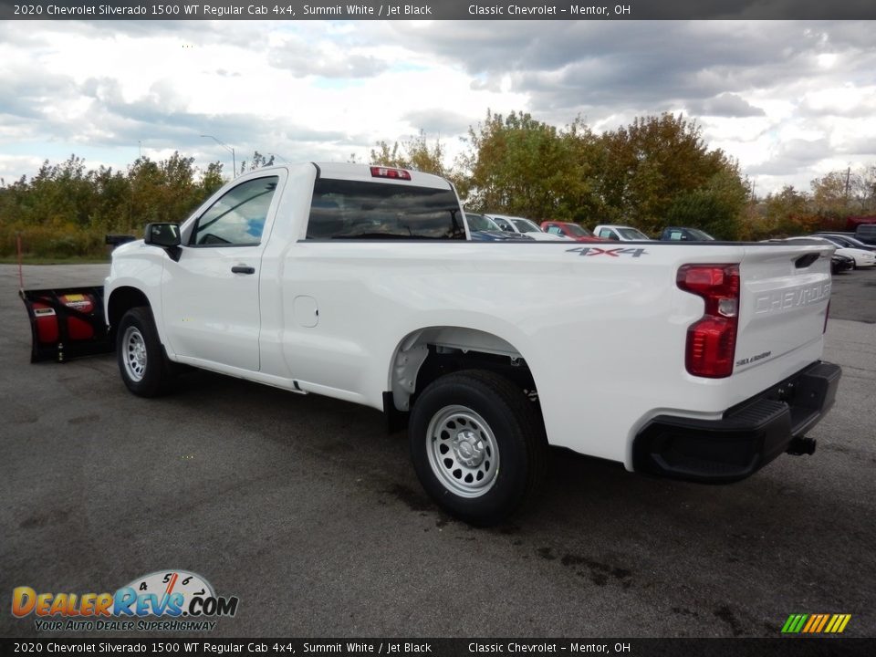 2020 Chevrolet Silverado 1500 WT Regular Cab 4x4 Summit White / Jet Black Photo #5