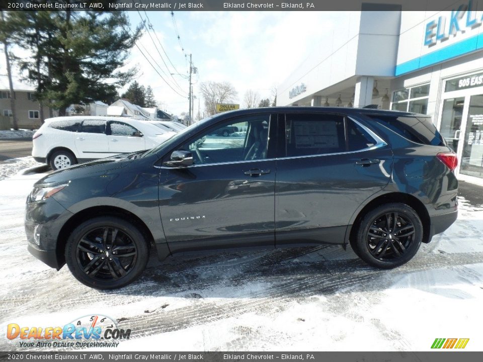 2020 Chevrolet Equinox LT AWD Nightfall Gray Metallic / Jet Black Photo #4