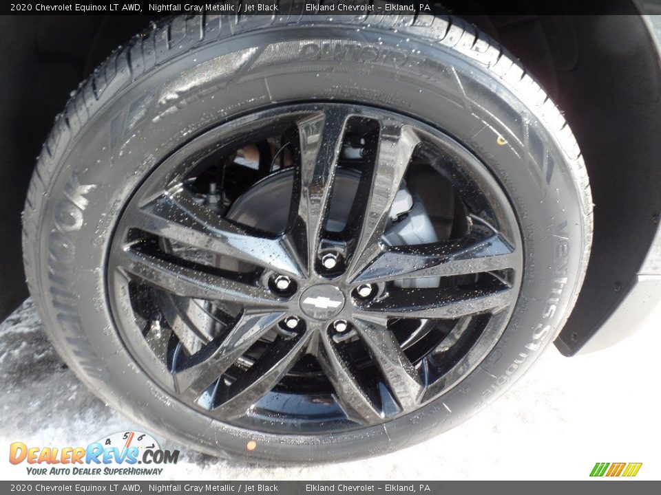 2020 Chevrolet Equinox LT AWD Nightfall Gray Metallic / Jet Black Photo #10
