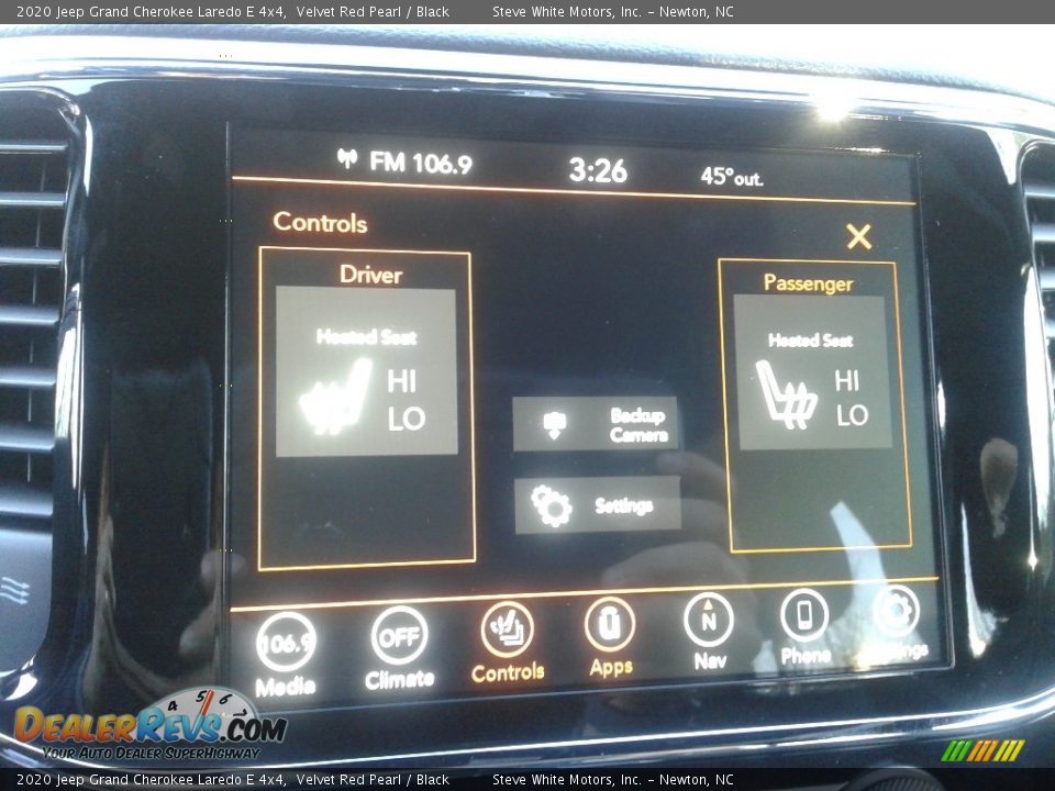 2020 Jeep Grand Cherokee Laredo E 4x4 Velvet Red Pearl / Black Photo #14