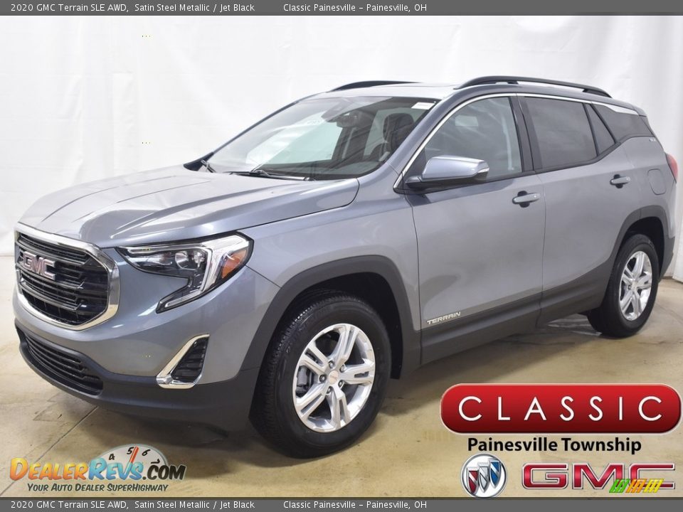 2020 GMC Terrain SLE AWD Satin Steel Metallic / Jet Black Photo #1