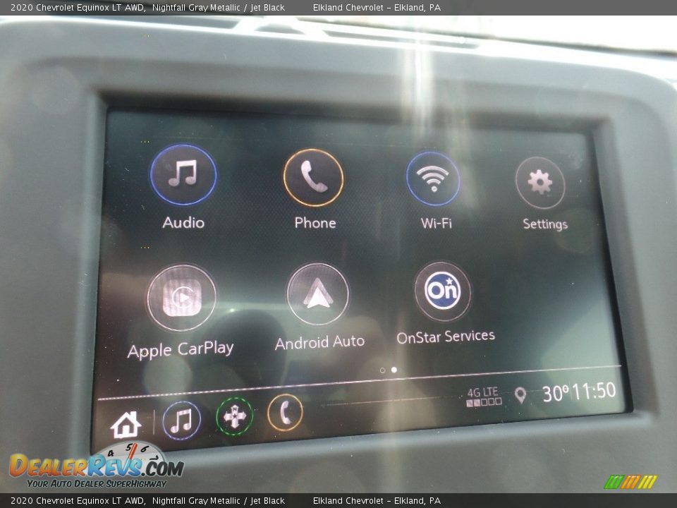 2020 Chevrolet Equinox LT AWD Nightfall Gray Metallic / Jet Black Photo #29