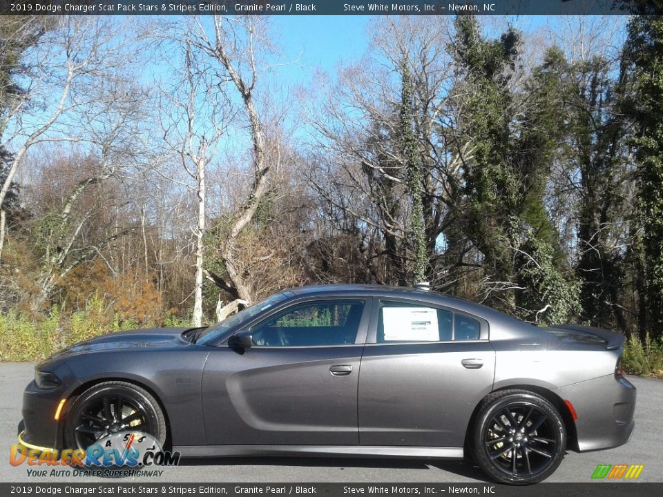 2019 Dodge Charger Scat Pack Stars & Stripes Edition Granite Pearl / Black Photo #1