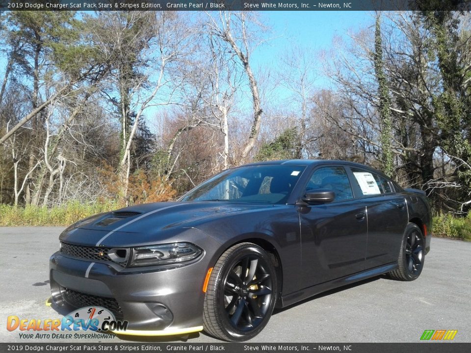 2019 Dodge Charger Scat Pack Stars & Stripes Edition Granite Pearl / Black Photo #2