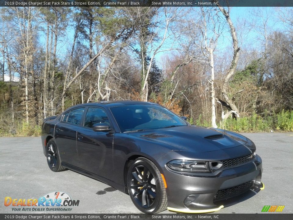 2019 Dodge Charger Scat Pack Stars & Stripes Edition Granite Pearl / Black Photo #4