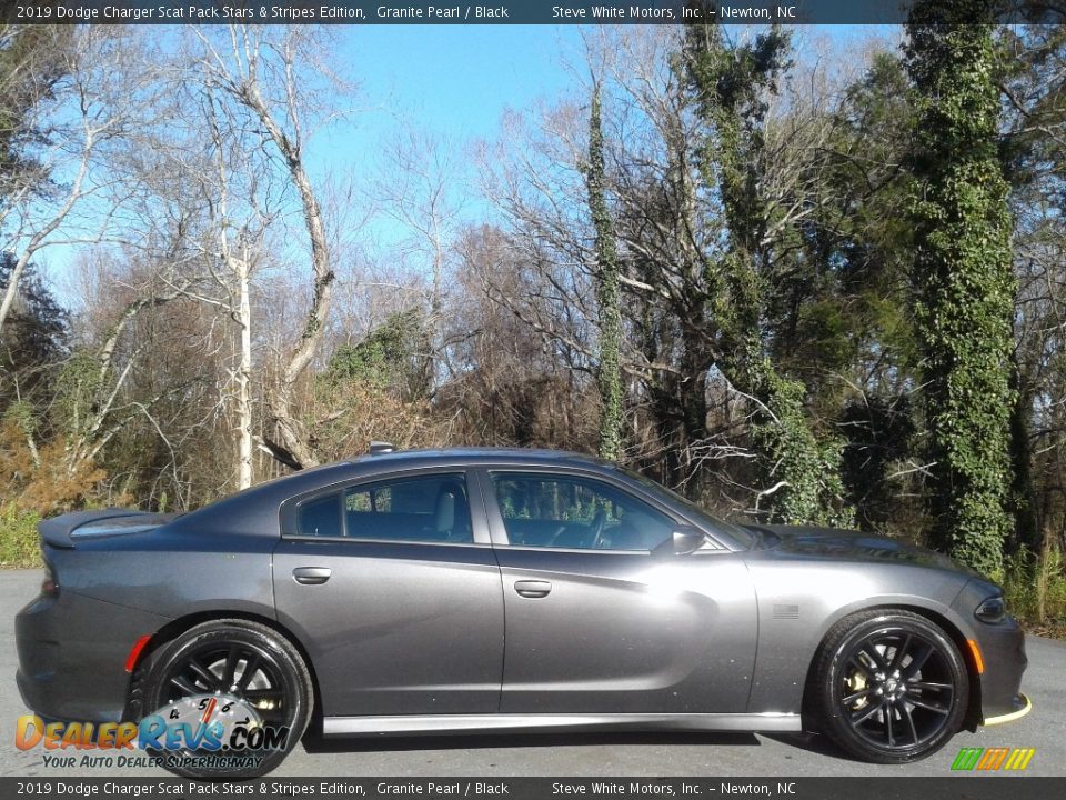 2019 Dodge Charger Scat Pack Stars & Stripes Edition Granite Pearl / Black Photo #5