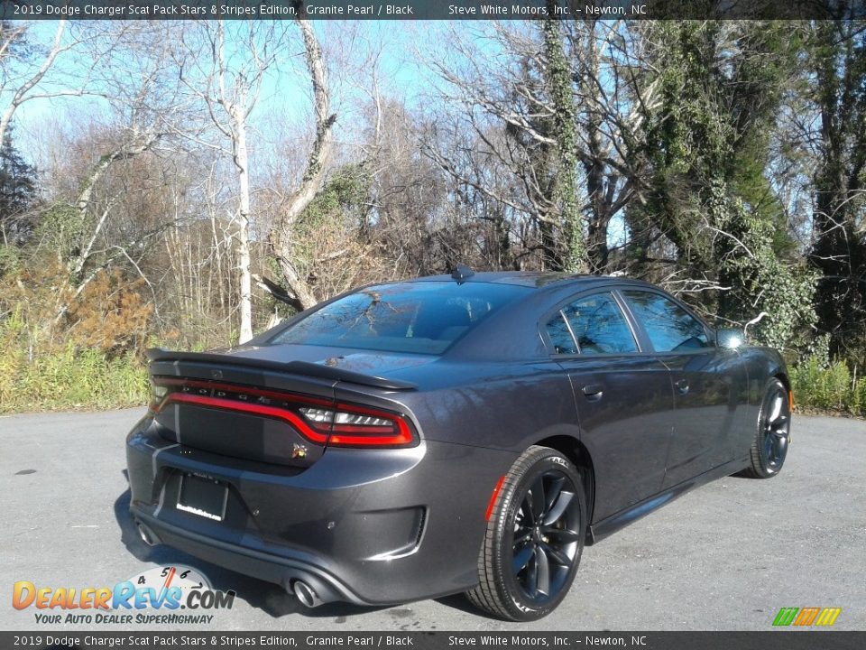 2019 Dodge Charger Scat Pack Stars & Stripes Edition Granite Pearl / Black Photo #6