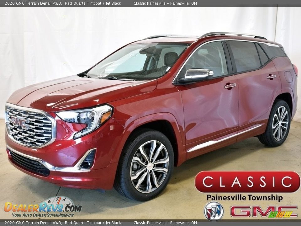 2020 GMC Terrain Denali AWD Red Quartz Tintcoat / Jet Black Photo #1