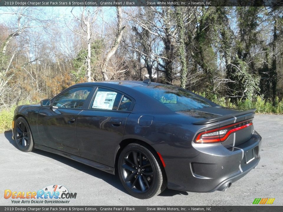 2019 Dodge Charger Scat Pack Stars & Stripes Edition Granite Pearl / Black Photo #8