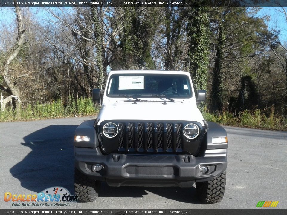 2020 Jeep Wrangler Unlimited Willys 4x4 Bright White / Black Photo #4